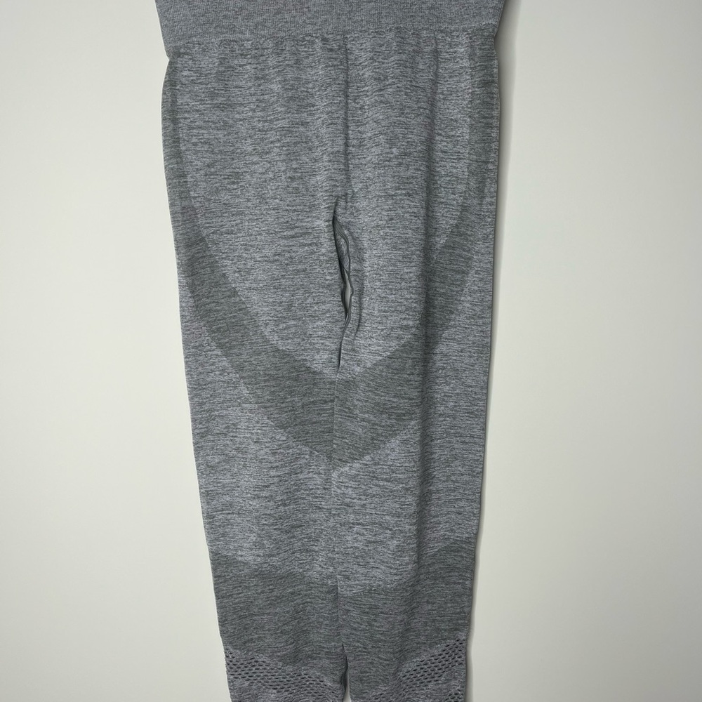Victoria's Secret Gray/Green Leggings Soft Knit Elastic Waistband